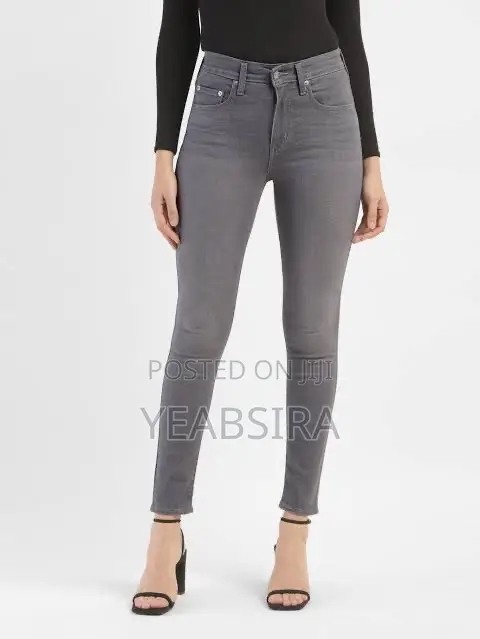 Levi’s Grey Skinny Fit, High Raise Jeans for Women
