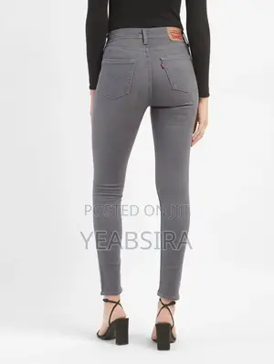 Levi’s Grey Skinny Fit, High Raise Jeans for Women