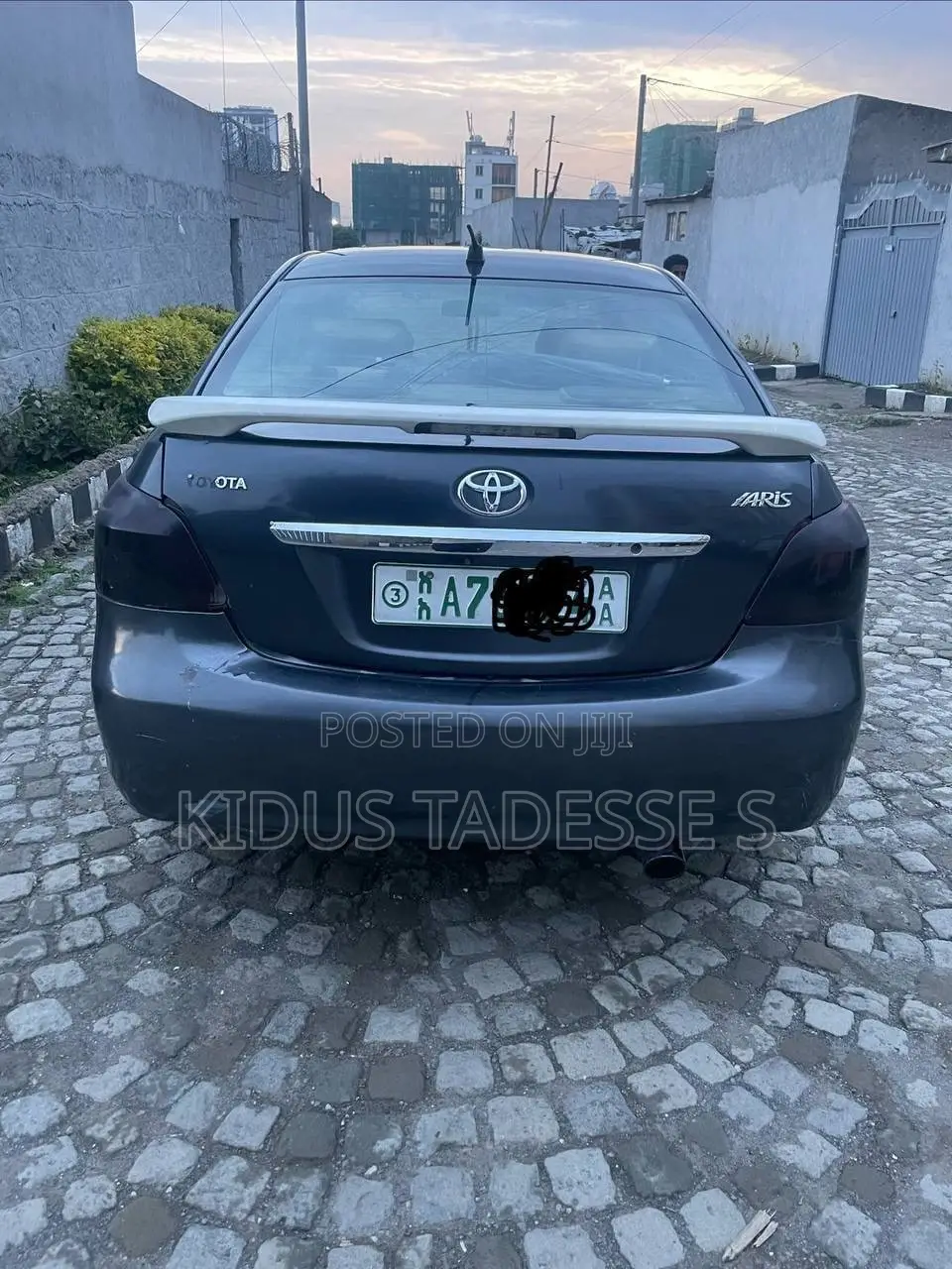 Toyota Yaris Sedan Automatic 2007 Black