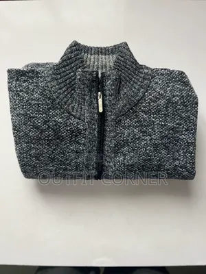 Men's Tich Fabric Sweater Jacket Comfortable Wear