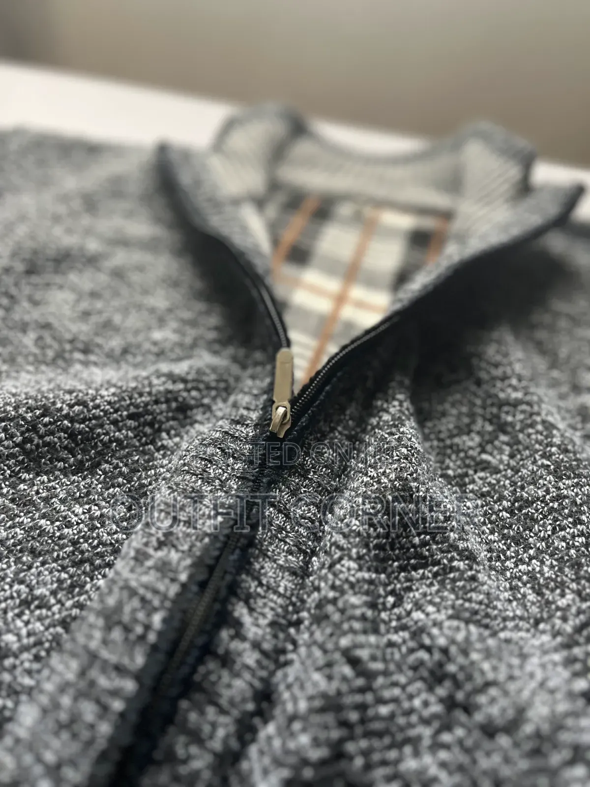 Men's Tich Fabric Sweater Jacket Comfortable Wear