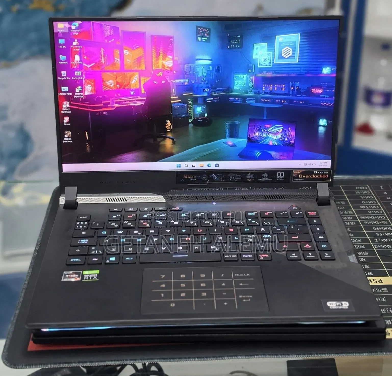 New Laptop Asus ROG Strix G15 32GB AMD Ryzen 9 SSD 1T