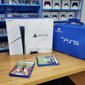 ከአውሮፓ የመጣ አዲስ PS5 Slim Brand New ከ FC 26 እና 1 ኮንትሮለር ጋር