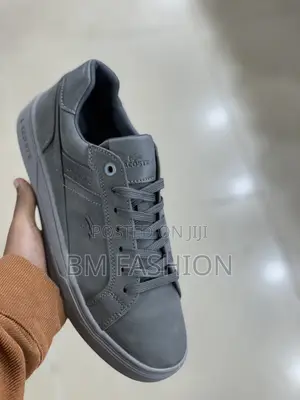 Original Lacoste Mens Casual Gray Flats
