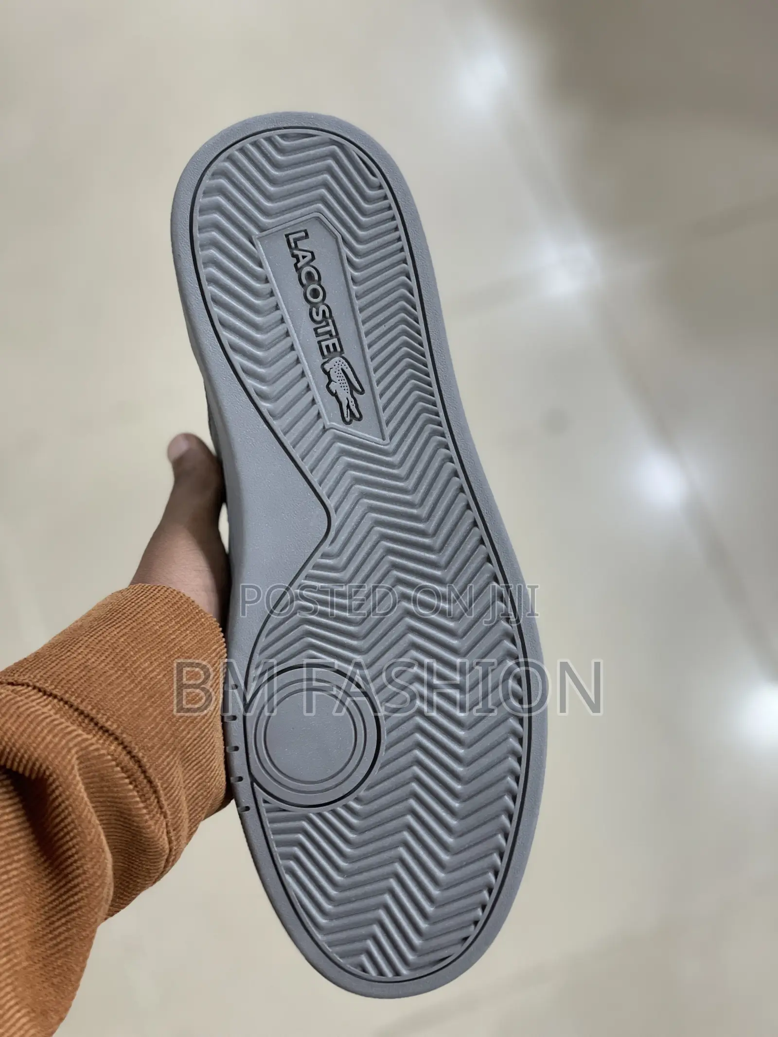 Original Lacoste Mens Casual Gray Flats
