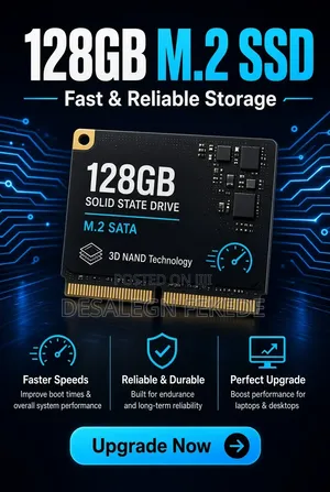 128GB M.2 SSD Fast and Reliable Storage! Upgrade Your System.