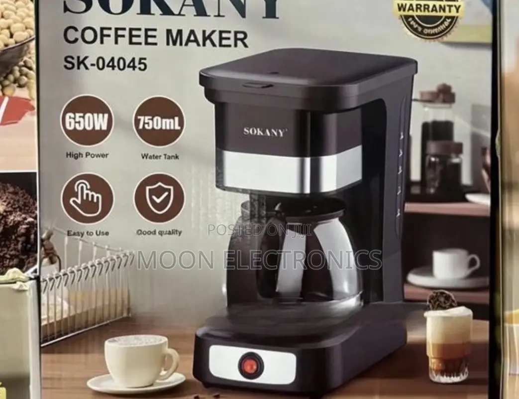 Sokany Sk-04045 Coffee Maker – 650w