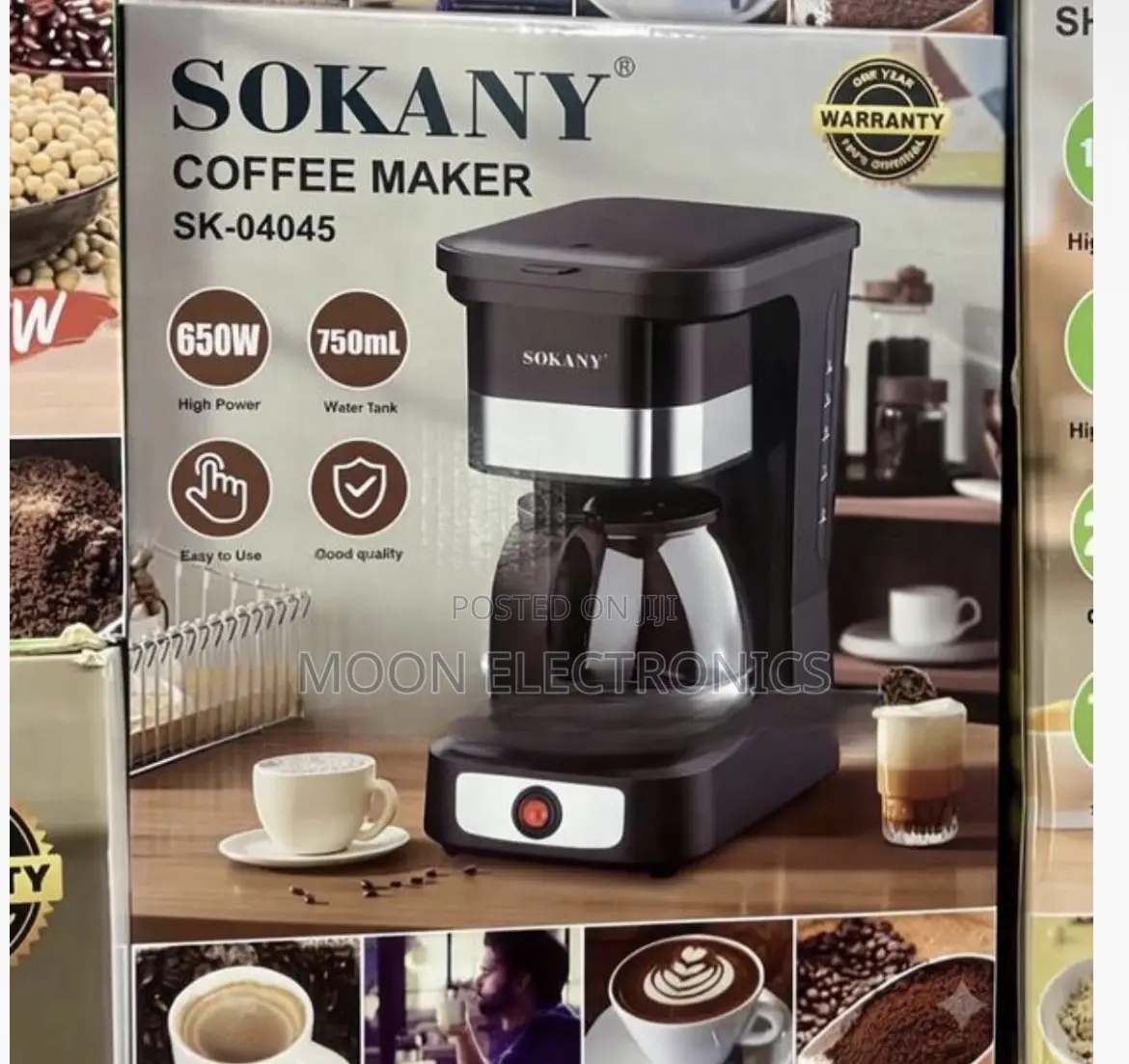 Sokany Sk-04045 Coffee Maker – 650w