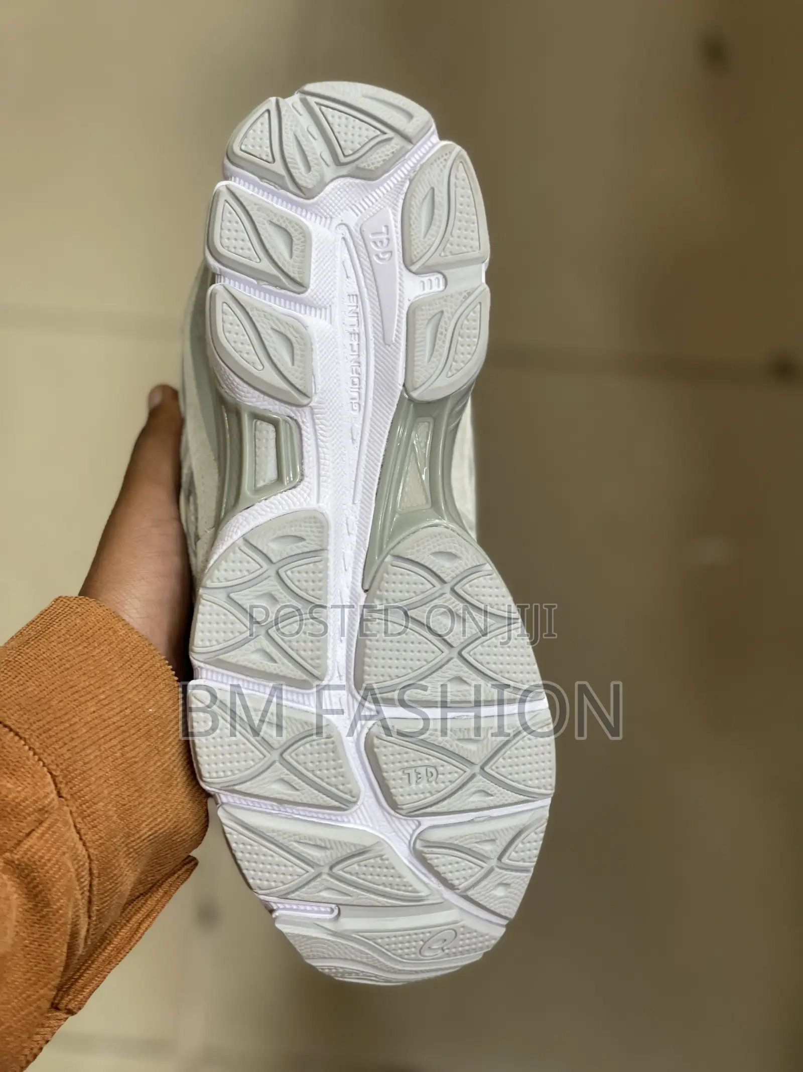 White X Gray Stripes Lightweight ASICS
