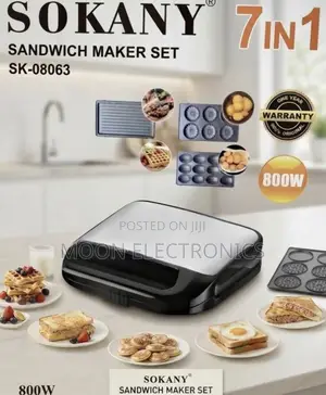 SOKANY 7-in-1 Sandwich Maker Set