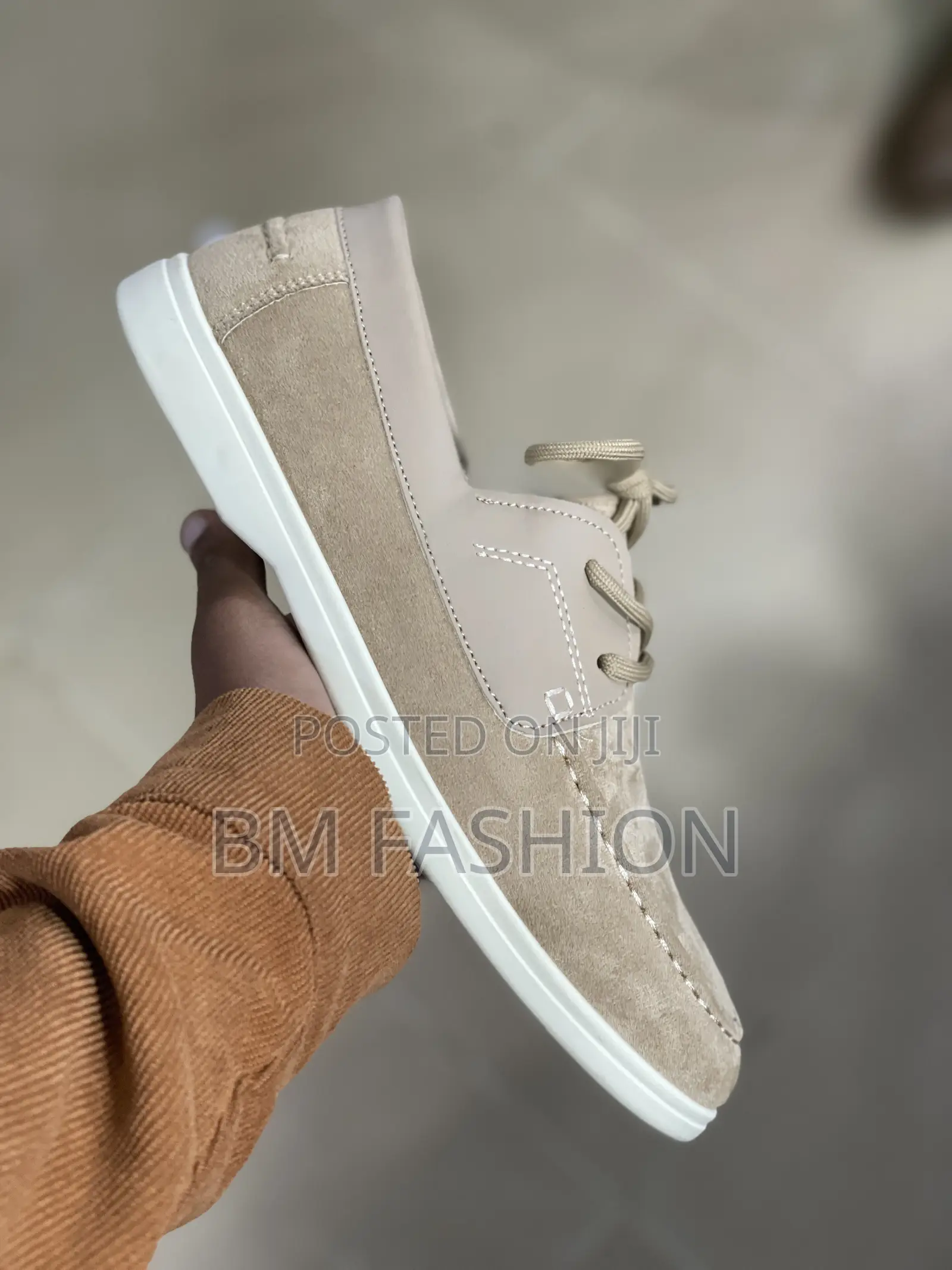 Lightweight Khaki Loafers Mens Everyday Wear