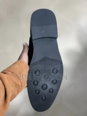 Black Suede Chelsea Half Boots Size 40 - 44