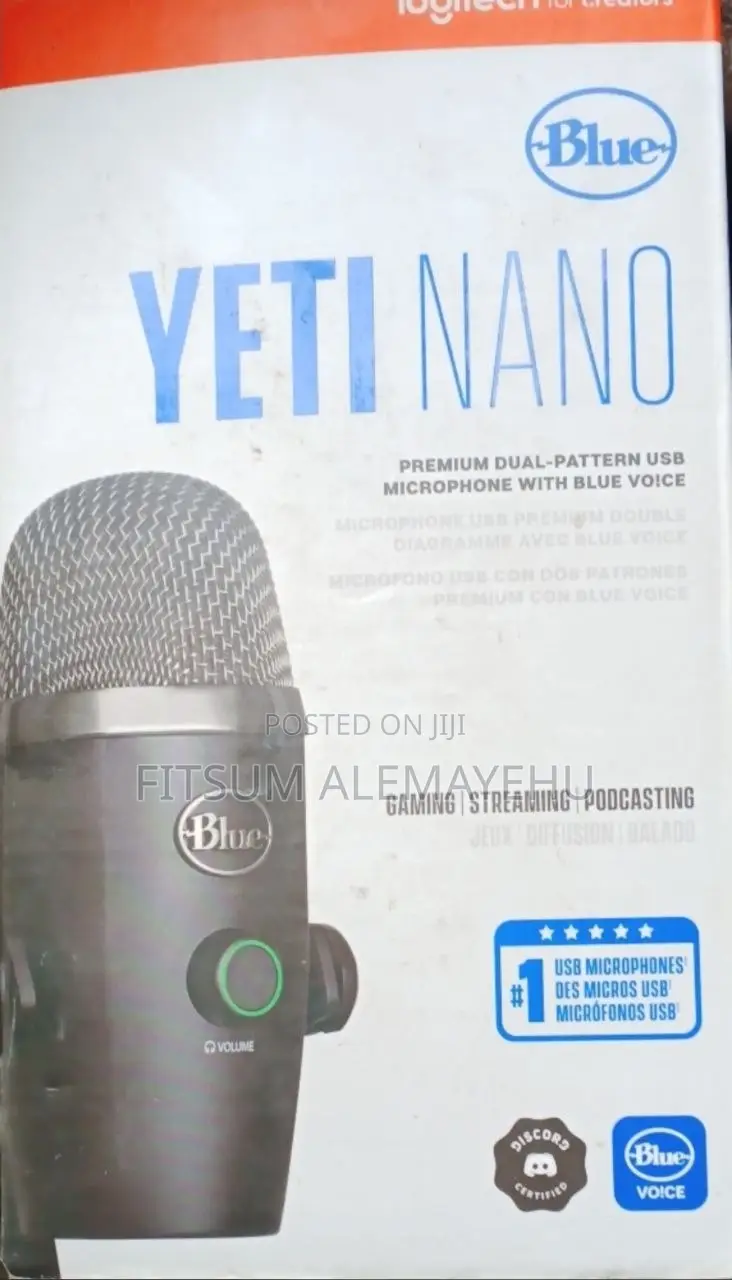 Logitech Blue Yeti Nano Premium USB Microphone