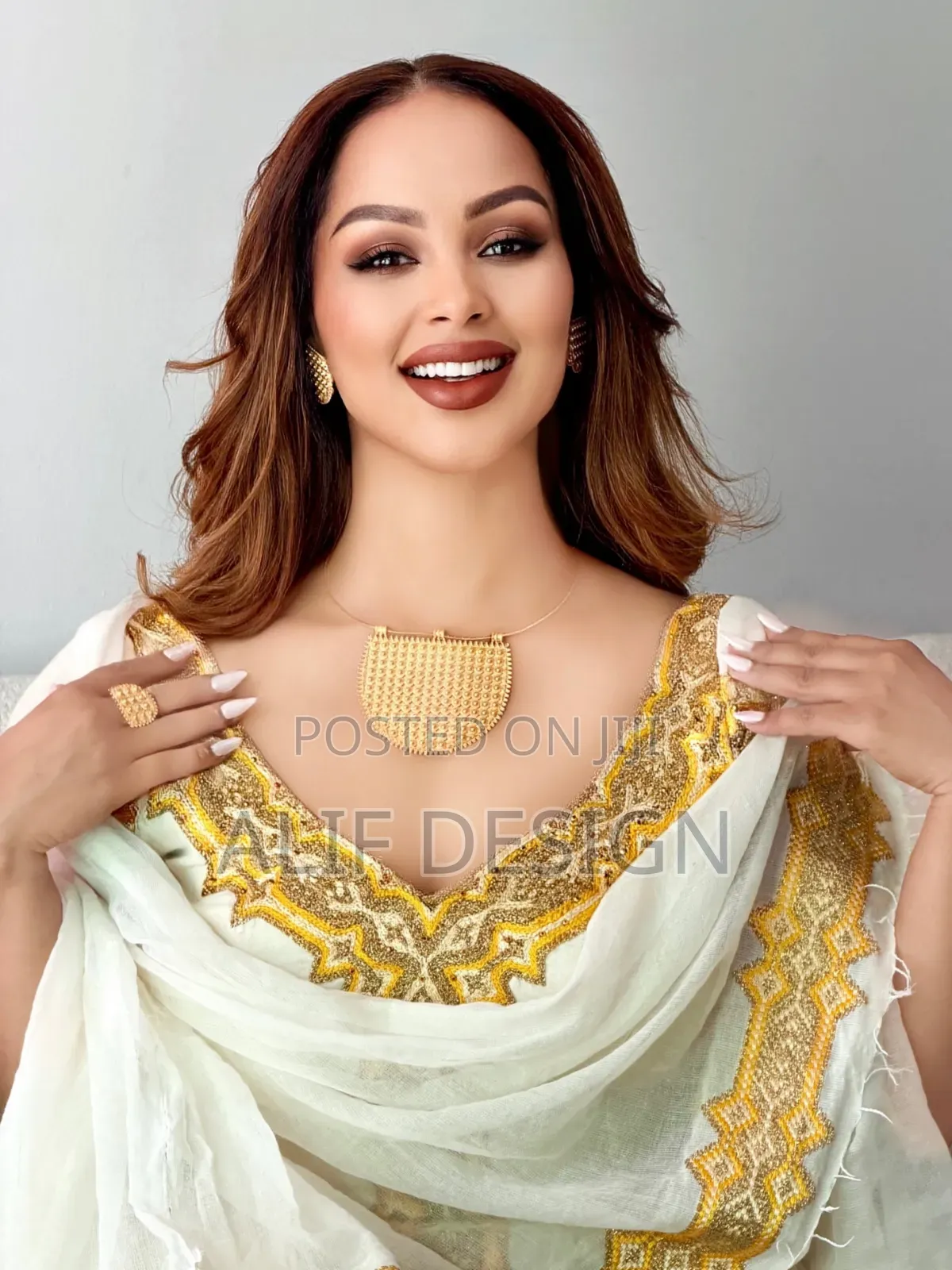 Yellow Color Habesha Dresses