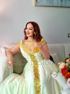 Yellow Color Habesha Dresses