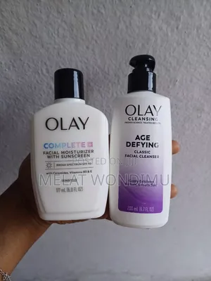 Olay Facial Moisturizer and Age Foam Cleanser