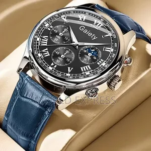 GAIETY Classic Roman Numeral Men's Wrist Watch Fashionable Solid Color