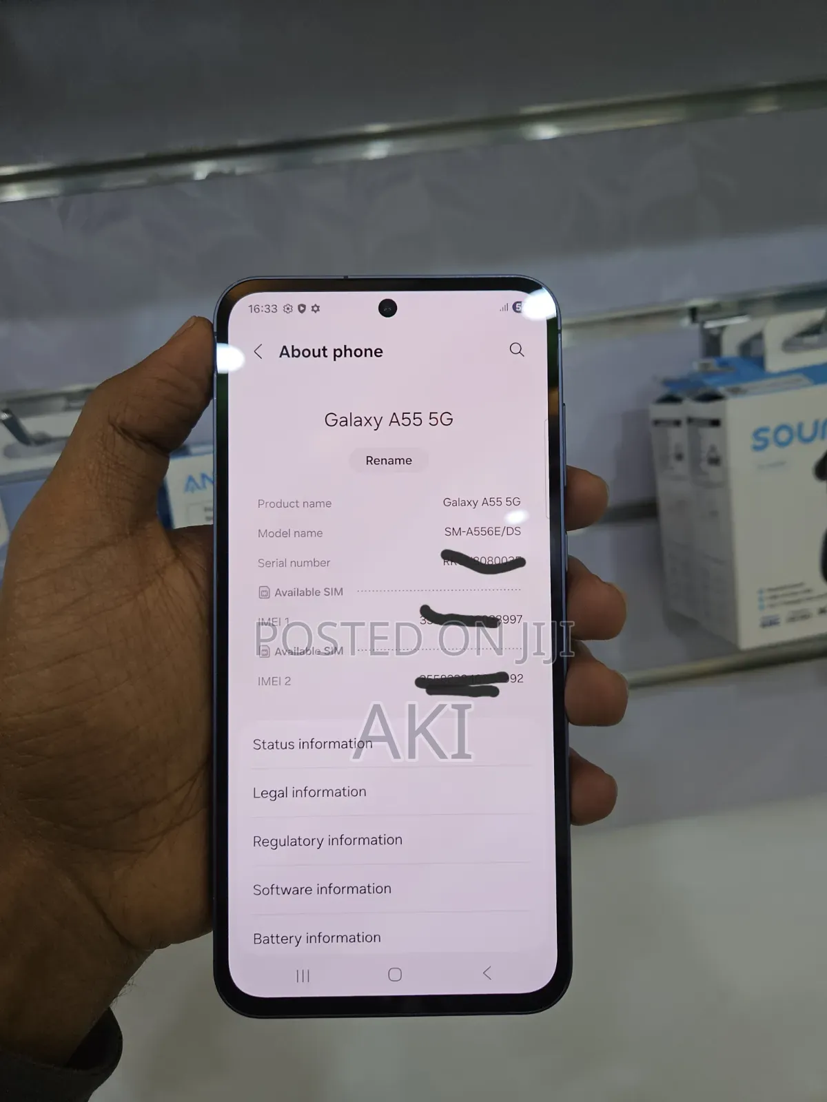 Samsung Galaxy A55 256 GB Blue