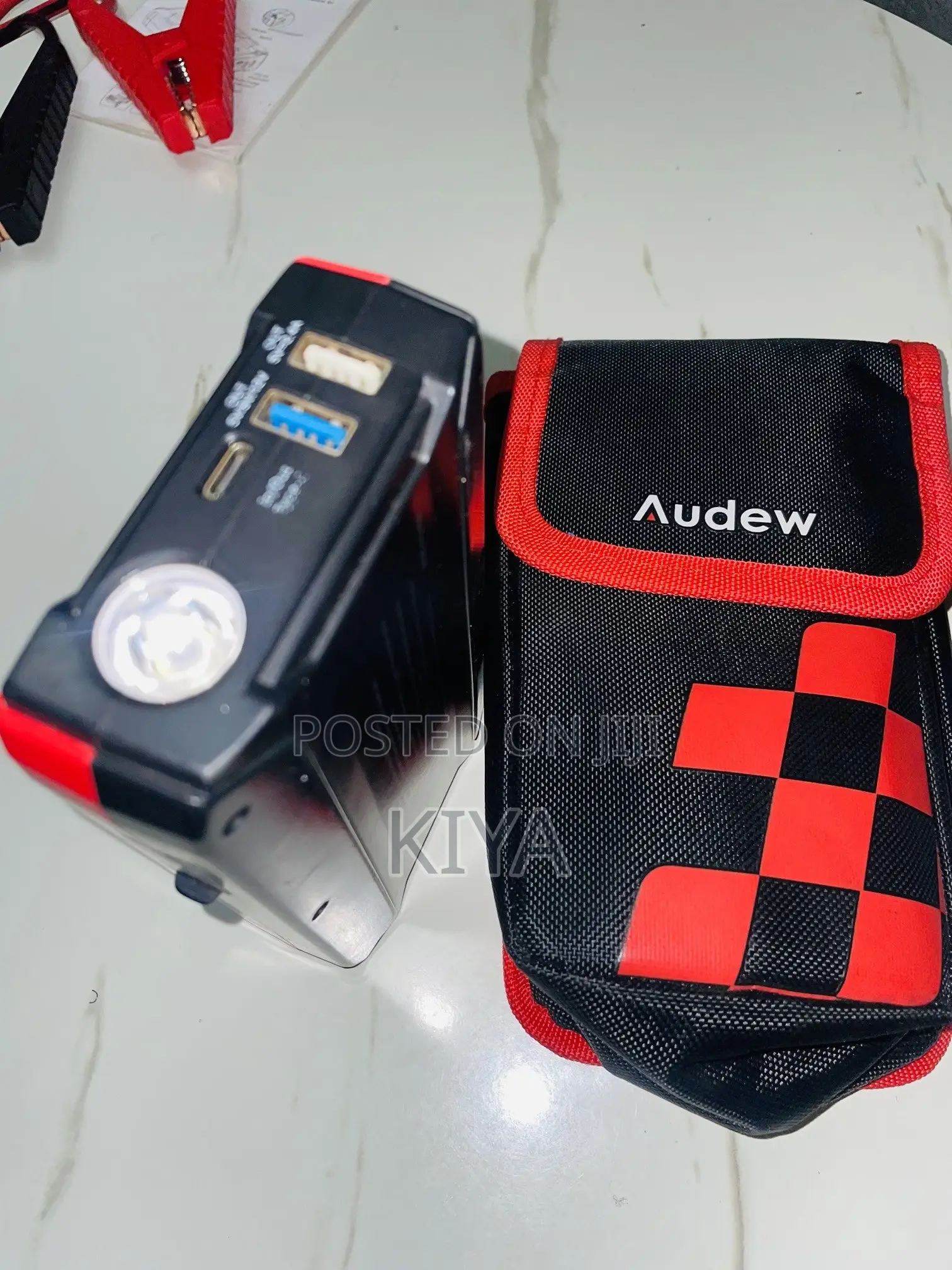 Audew Portable Car Jump Starter Power Bank (1000A Peak / 12800mAh)
