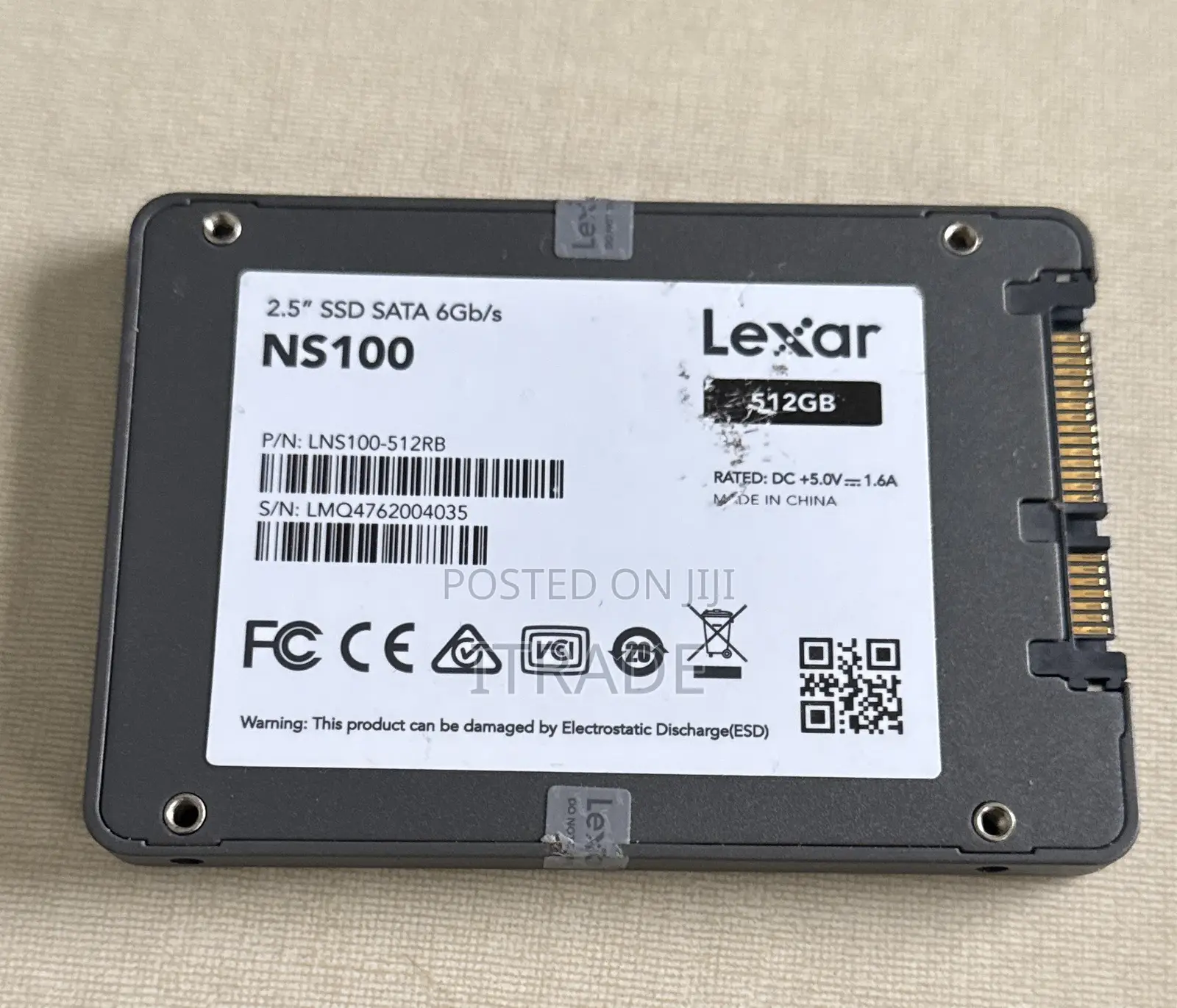 SSD 512GB 100%Health Lexur