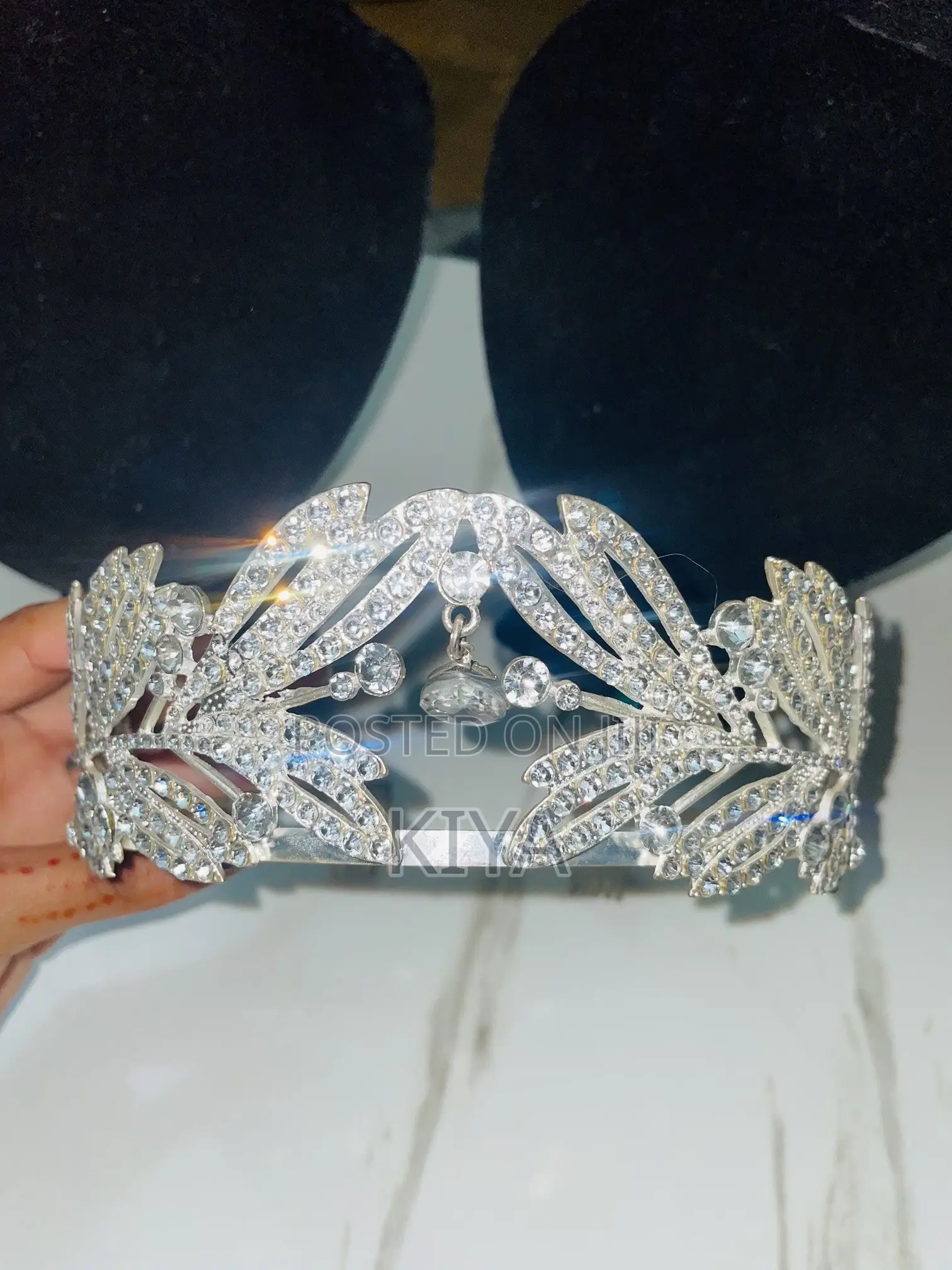 Elegant Crystal Bridal Tiaras Wedding Crowns (Set of 3)