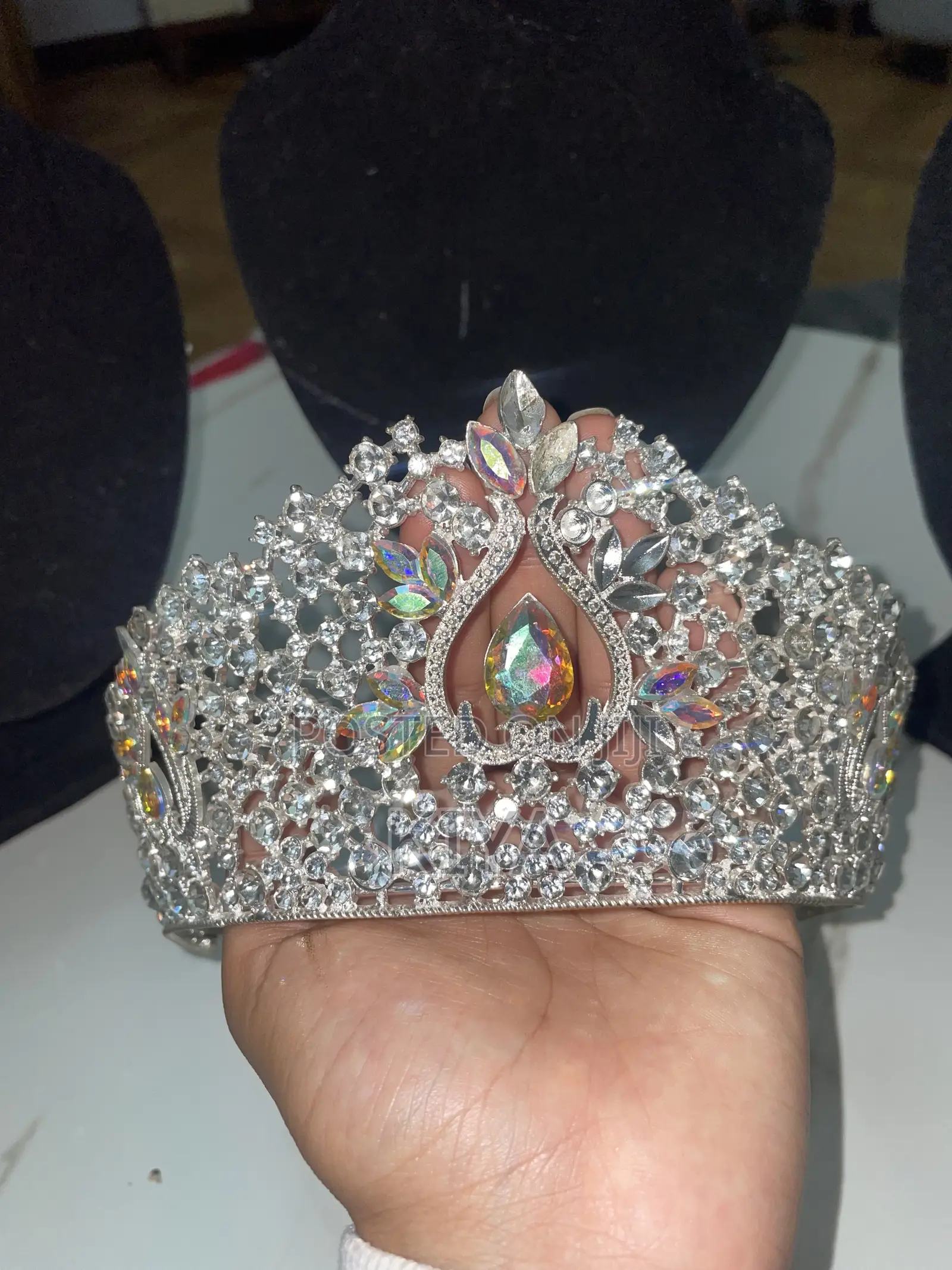 Elegant Crystal Bridal Tiaras Wedding Crowns (Set of 3)