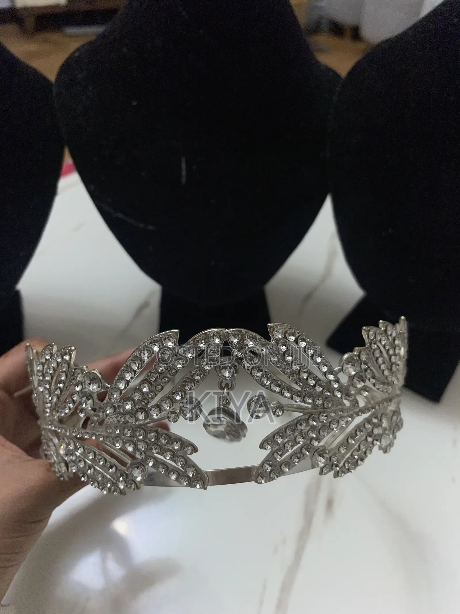 Elegant Crystal Bridal Tiaras Wedding Crowns (Set of 3)