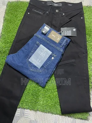 Crux Premium Men's Slim Fit Jeans — Blue Black D