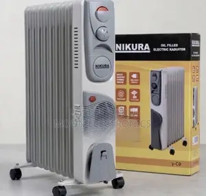 Nikura Y-C9 9-Fin Oil Filled Electric Radiator