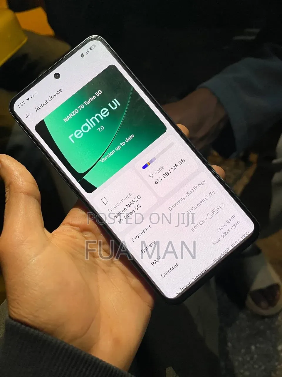 New Realme Narzo 50 5G 128 GB Yellow