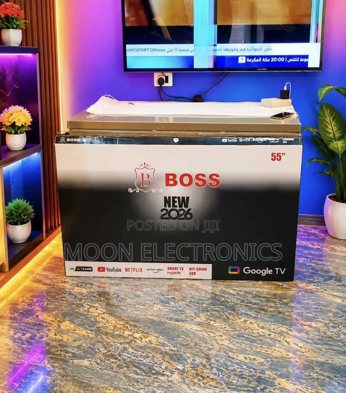 The BOSS 55-Inch Smart Google TV
