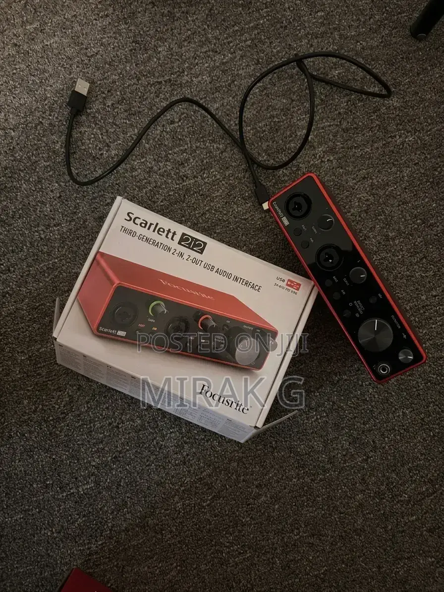 3rd Generation Focusrite Scarlett 2i2 Sound Card
