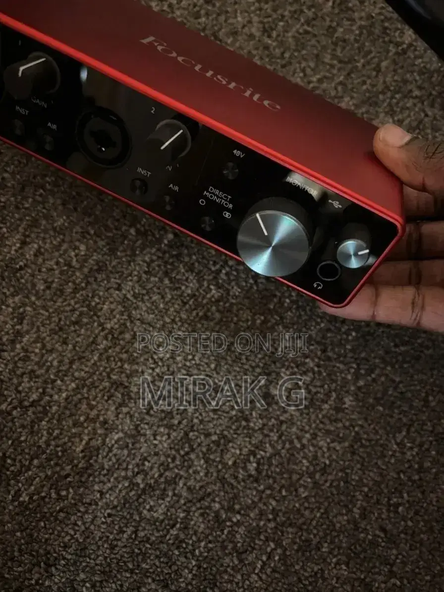 3rd Generation Focusrite Scarlett 2i2 Sound Card