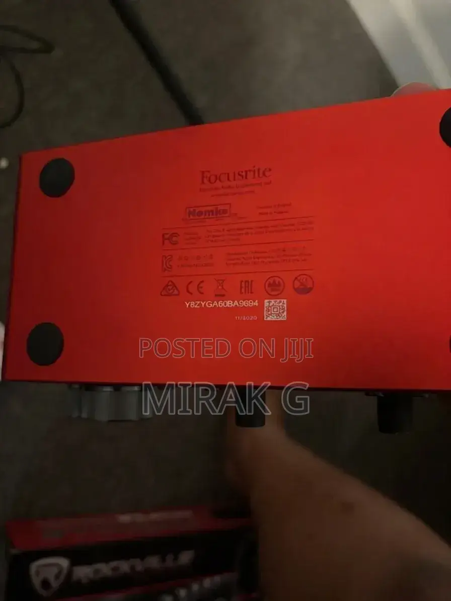 3rd Generation Focusrite Scarlett 2i2 Sound Card