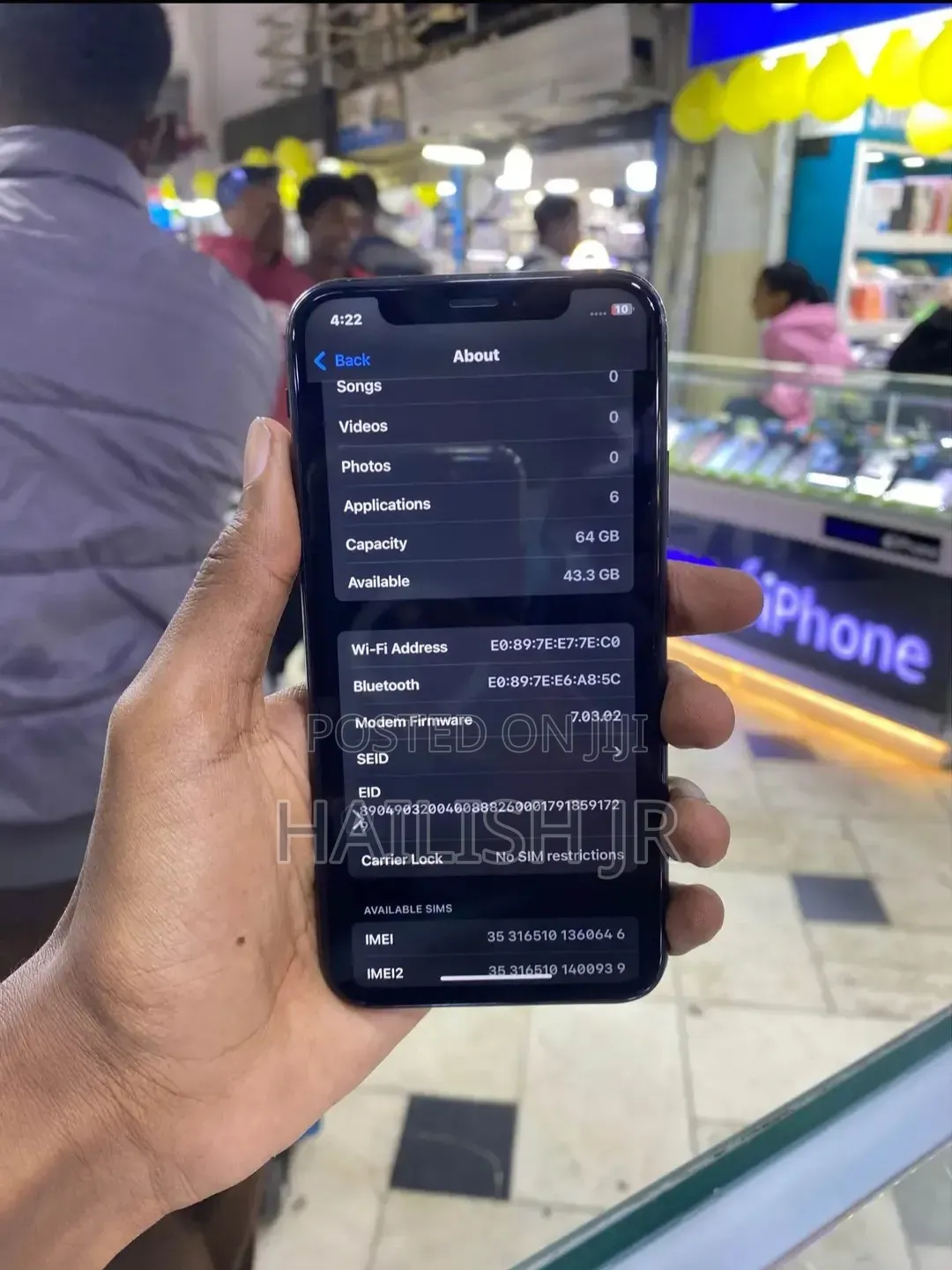 Apple iPhone XS 64 GB Black