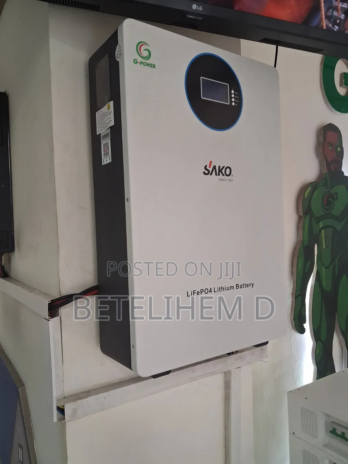 6kw Gpower Hybrid Inverter and Lithium Ion Battery