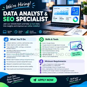 Hiring - Data Analyst SEO Specialist
