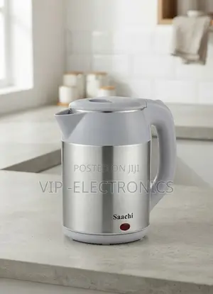 Saachi Electric Kettle Boiler 1.8L 2200W – Stainless Steel Inner Layer