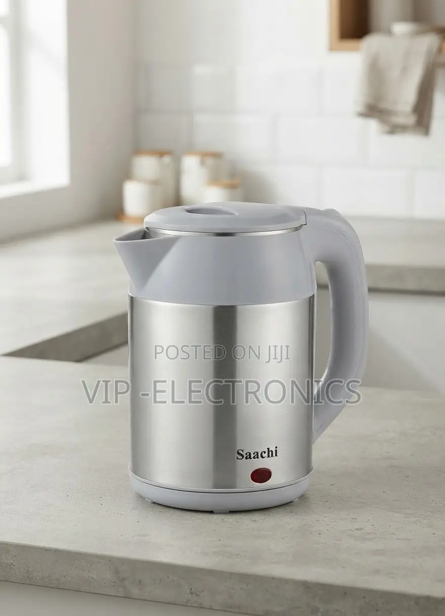 Saachi Electric Kettle Boiler 1.8L 2200W – Stainless Steel Inner Layer