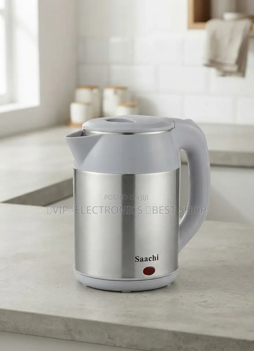 Saachi Electric Kettle Boiler 1.8L 2200W – Stainless Steel Inner Layer