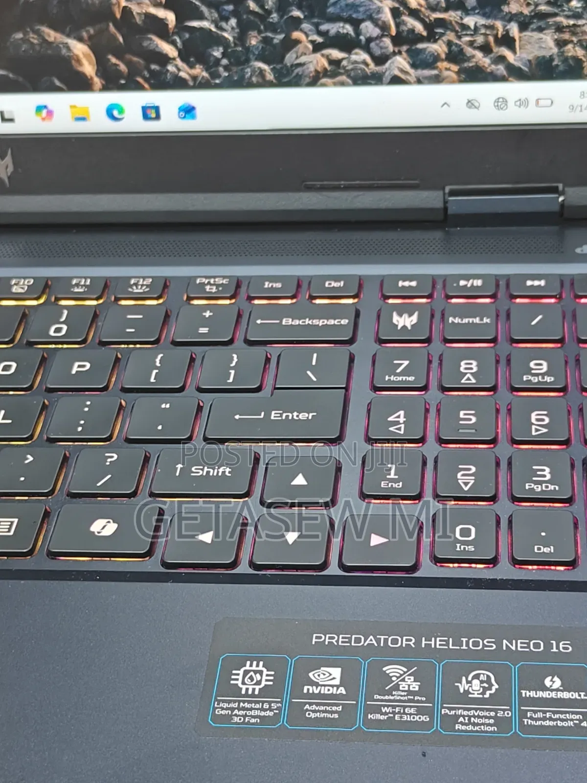 New Laptop Acer Predator Helios Neo 16 16GB Intel Core i9 SSD 1T