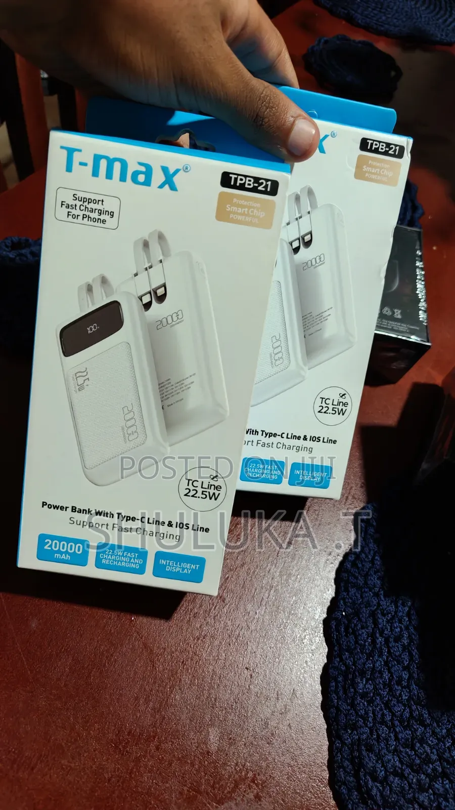 T-Max Power Bank 20,000mah