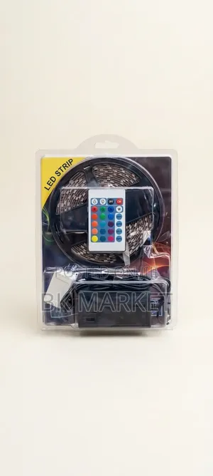 Multi-Color LED Strip Light Kit ባለብዙ ቀለም የኤልኢዲ ስትሪፕ መብራት ስብስብ