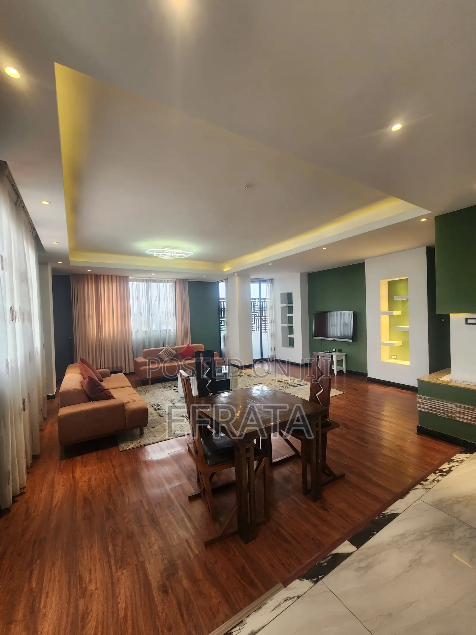 Furnished 3bdrm Apartment in Bole for rent