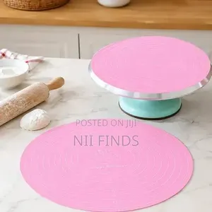 Round Silicon Mat for Turn Table