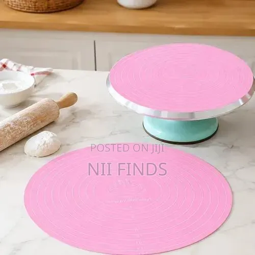 Round Silicon Mat for Turn Table