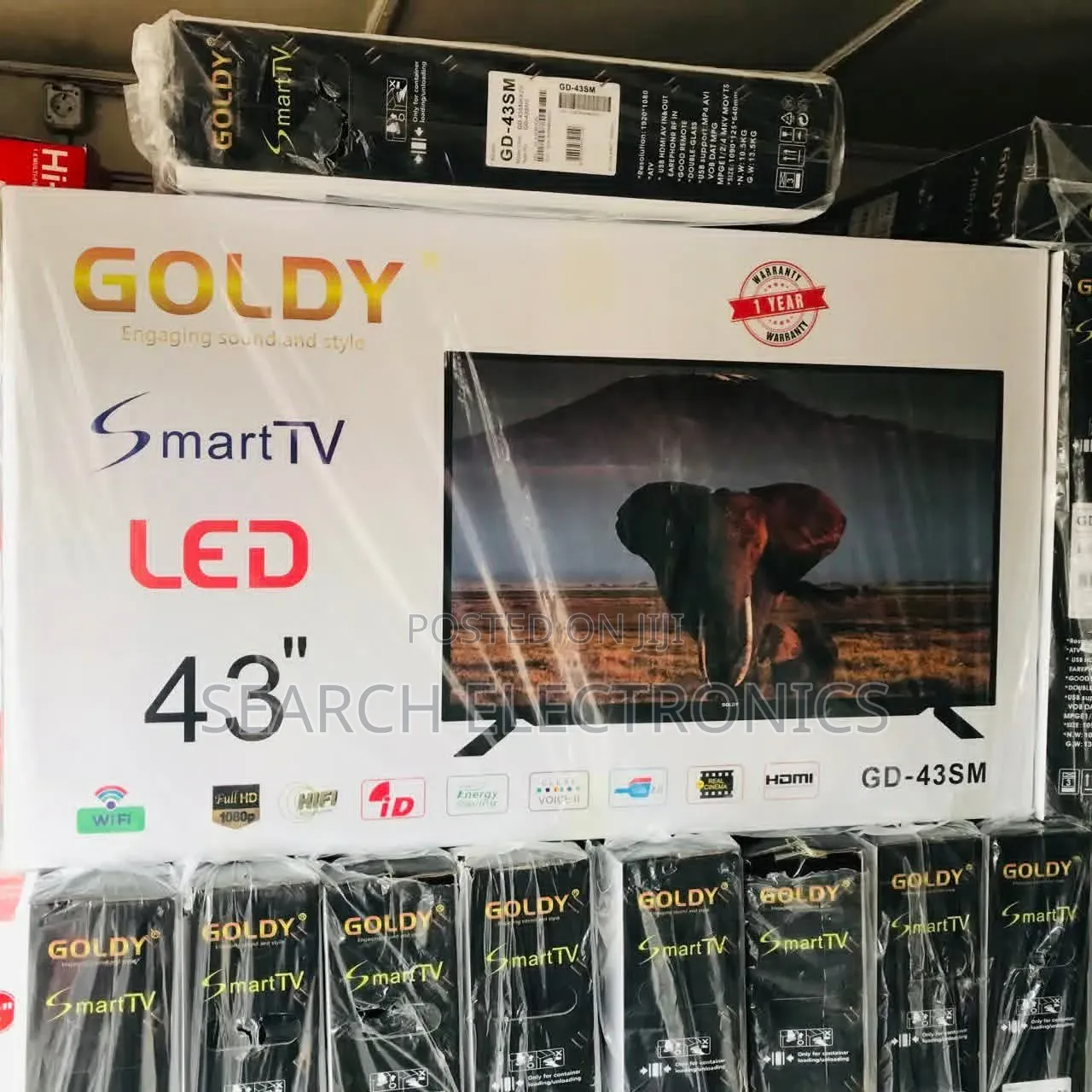 Goldy 43"inch Smart Android Double Screen TV