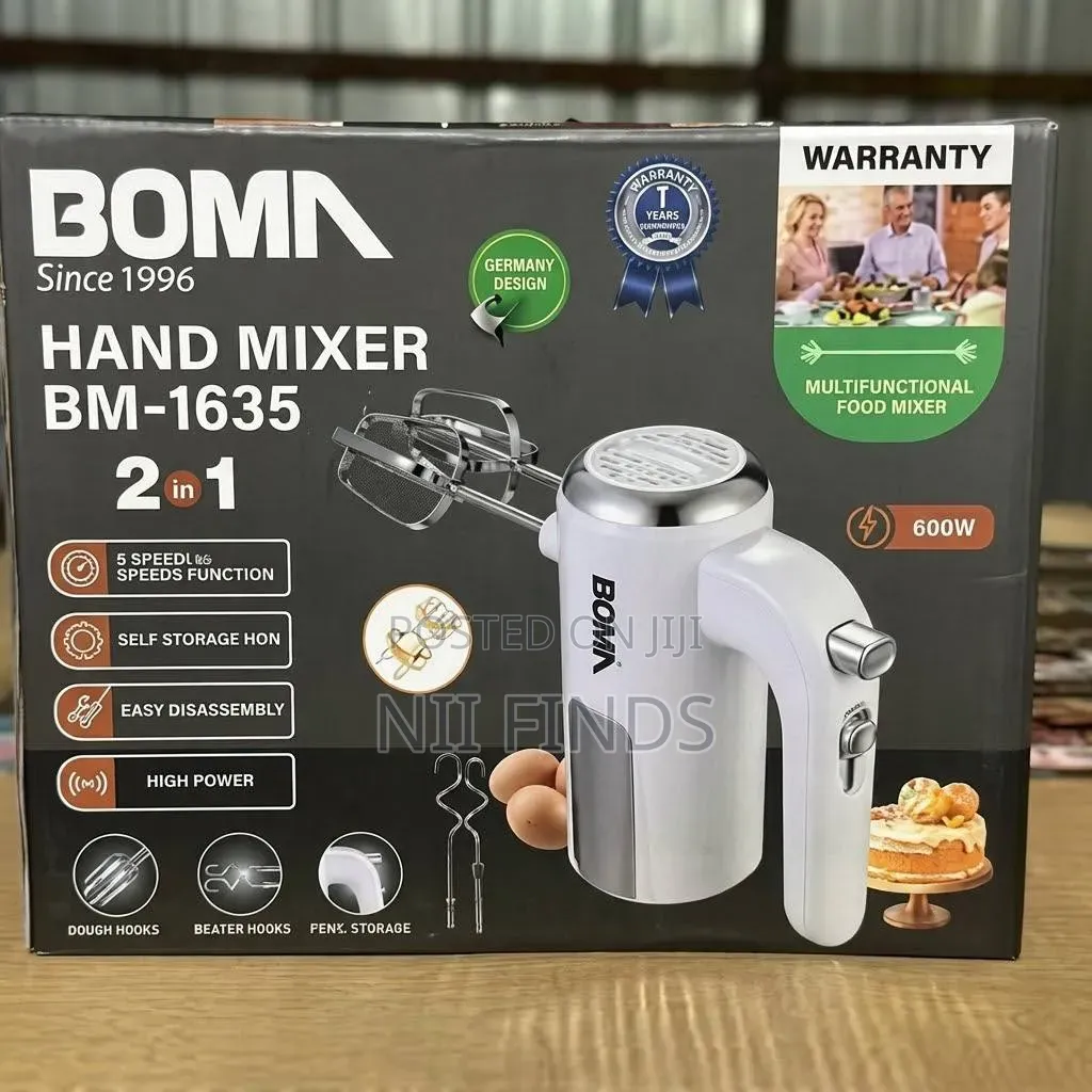 Boma Hand Mixer BM-1635 Box a 600W