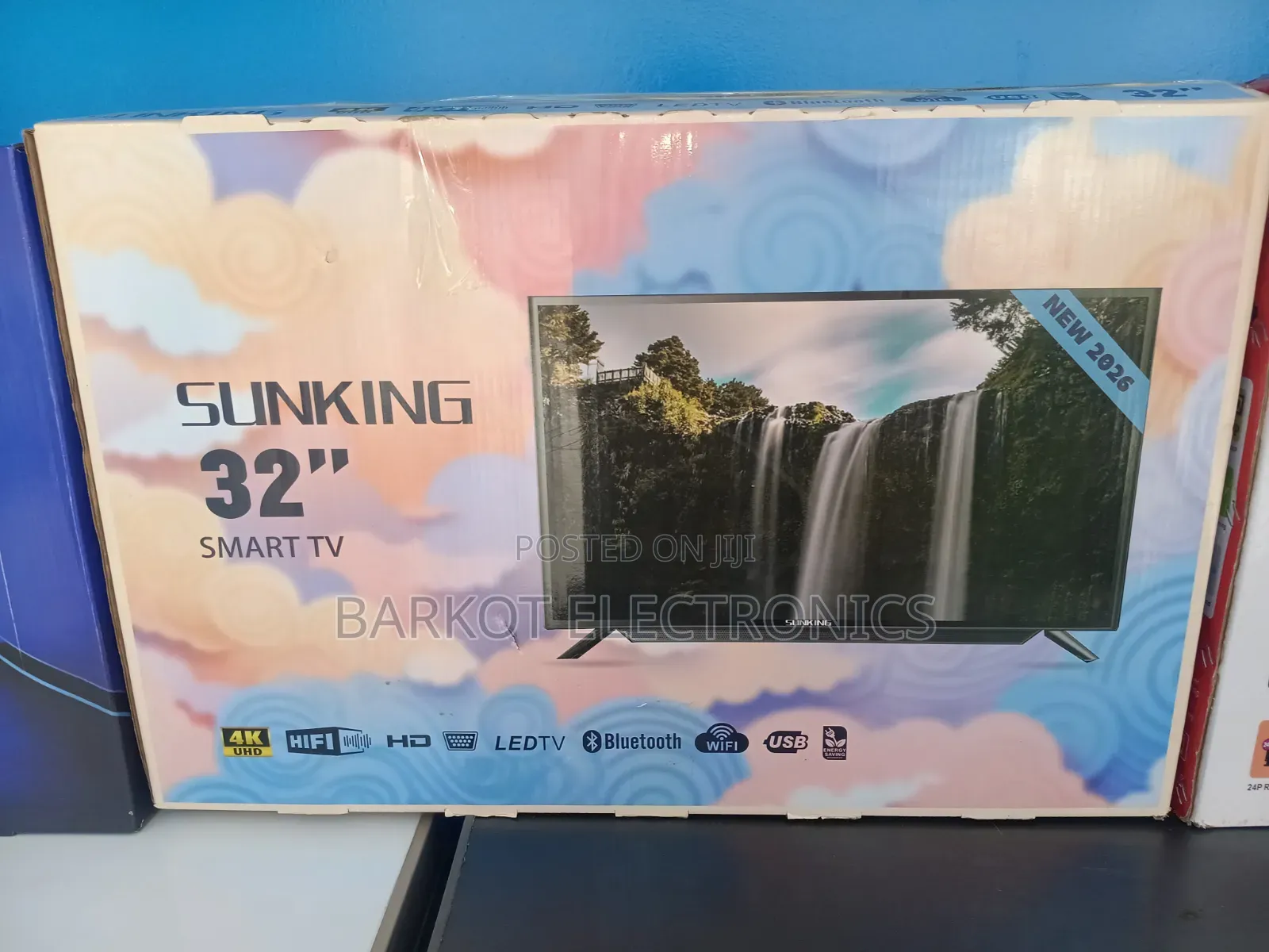 Sunking Doubel Led TV 32 Inch 2026 Hifi Speaker New Best TV