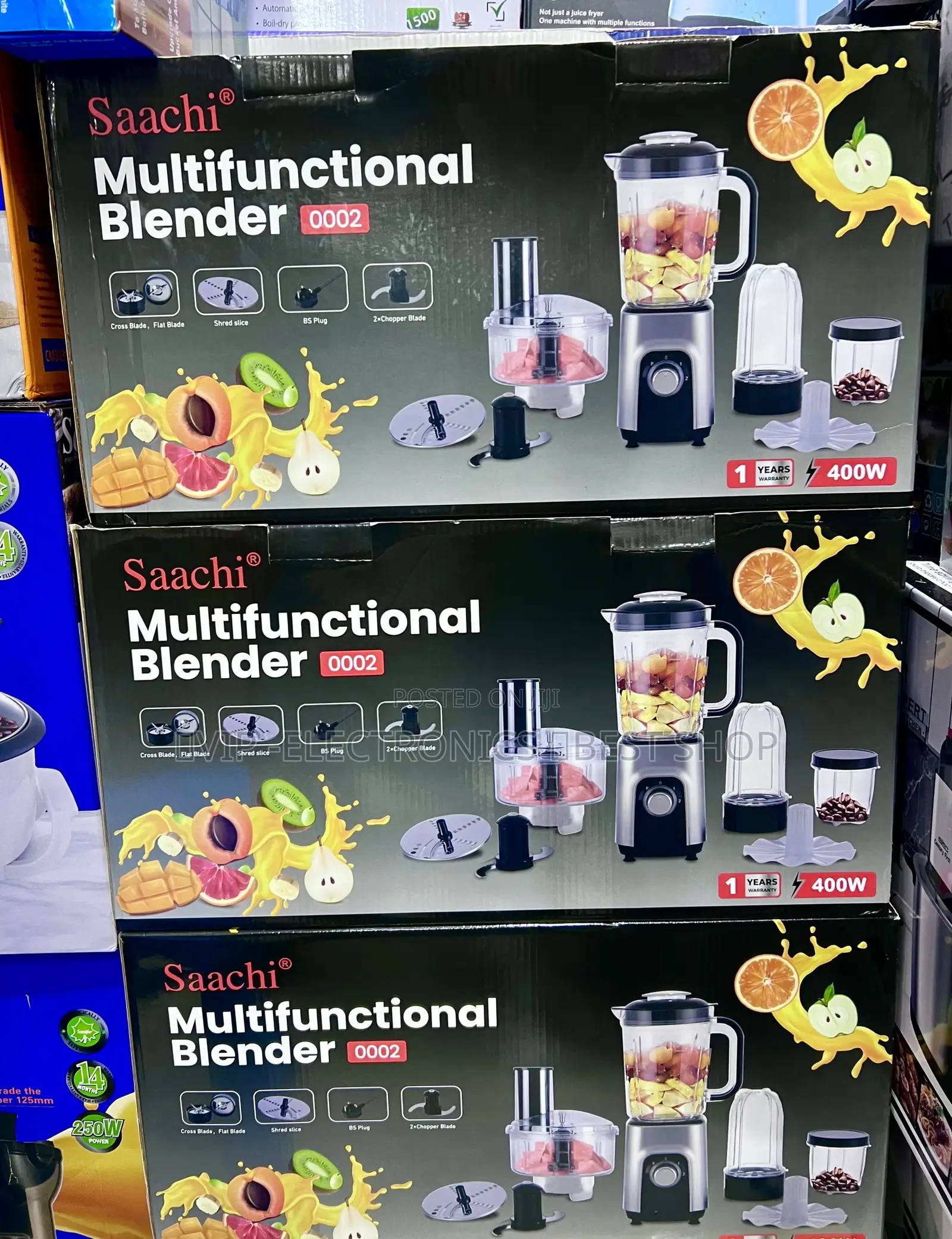 Saachi Multifunctional Blender – 400W Multi-Purpose Food Processor